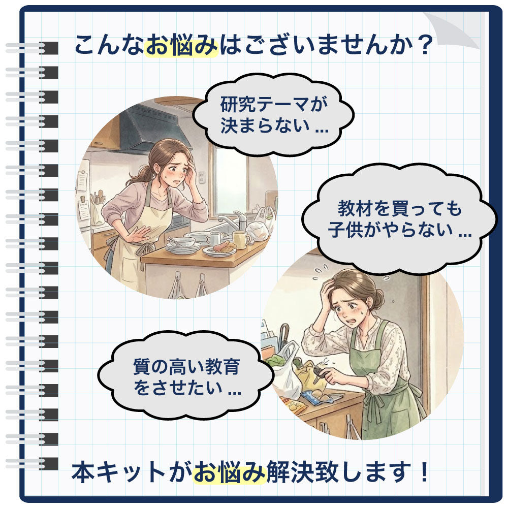 理科の比較実験ファイル 自由研究キット