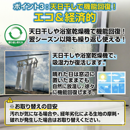 調湿くんの結露とり
