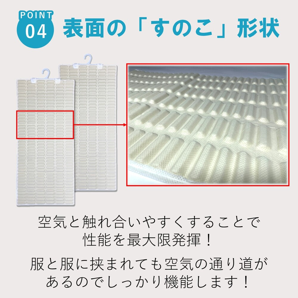 繰り返し使える除湿シート　クローゼット用