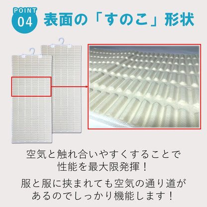 繰り返し使える除湿シート　クローゼット用