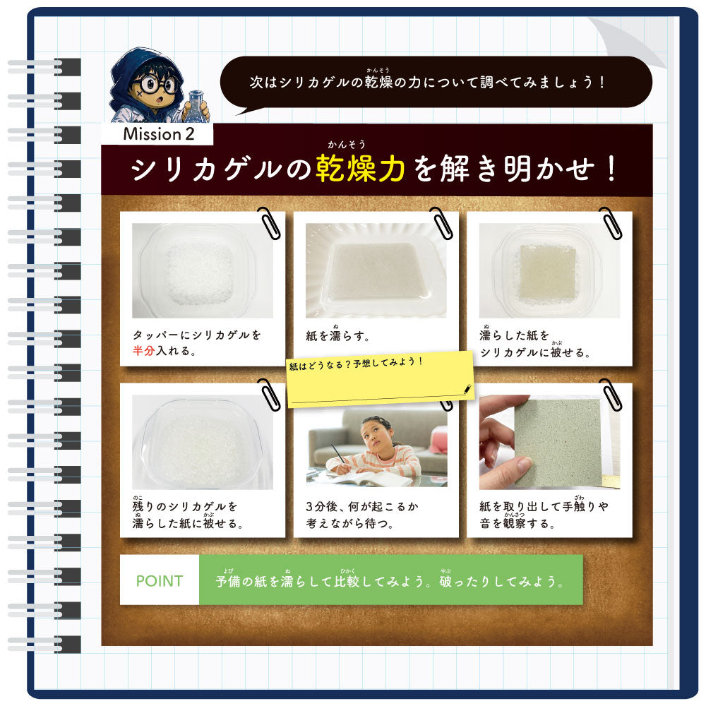 理科の比較実験ファイル 自由研究キット