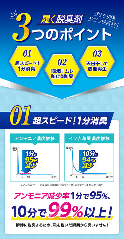 履く脱臭剤