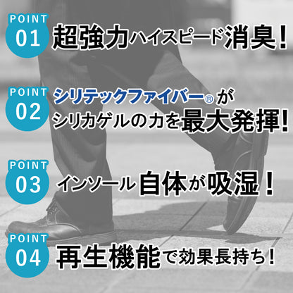 ムレ＆足臭対策インソール