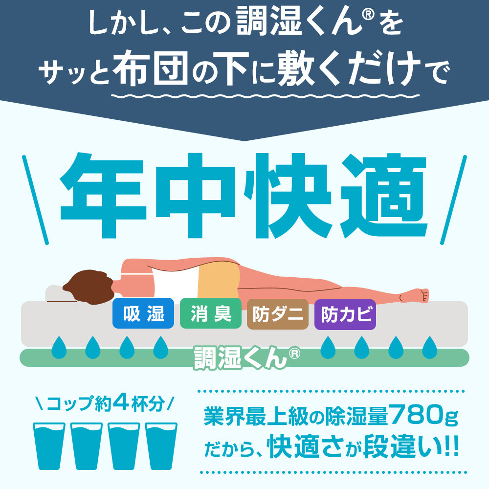 調湿くんの除湿シート