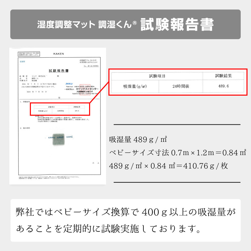 調湿くんの除湿シート　赤ちゃん用