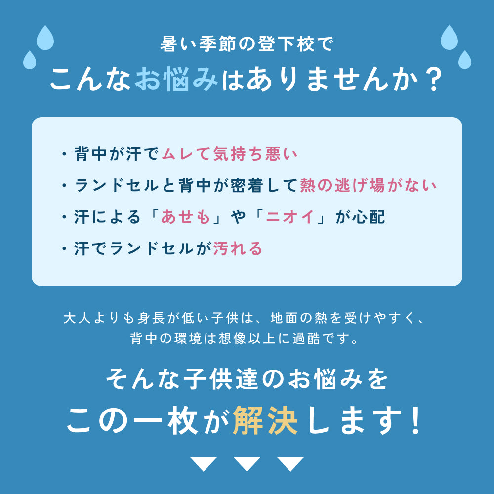調湿くんのランドセルパッド